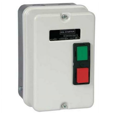 Dayton Starter Enclosure, Steel, NEMA 4, 18A 6FZJ5