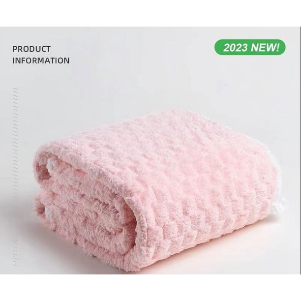 Nvzi 1 toalla de baño multiusos para uso en baños, duchas, gimnasios, etc. Se adapta a distintas situaciones sin esfuerzo. 35,43 x 66,93 pulgadas (rosa)