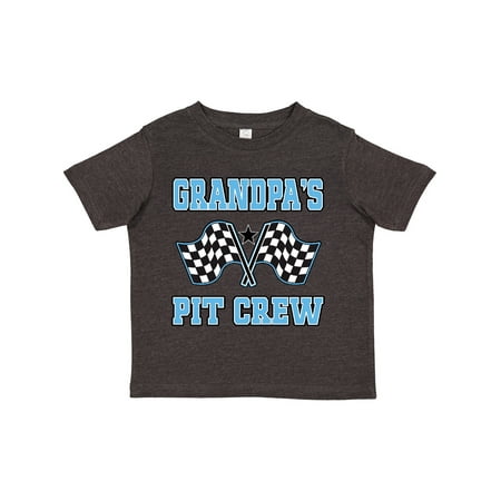 

Inktastic Grandpa Pit Crew Grandson Gift Toddler Boy Girl T-Shirt