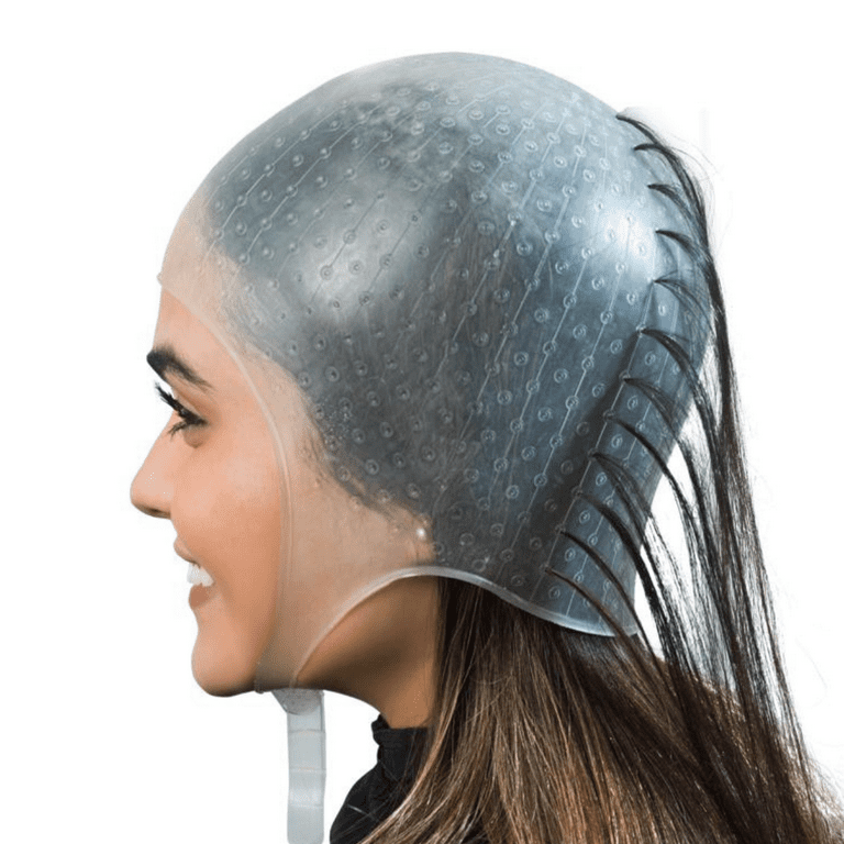 Dompel - Silicone Highlight Hair Cap Color White Type