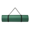thumbnail image 4 of Gaiam Essentials Thick Yoga, Fitness & Exercise Mat with Easy-Cinch Yoga Mat Carrier Strap, 72"L x 24"W x 2/5" Thick, Green, 4 of 4