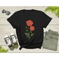 thumbnail image 2 of Red Flower Plant Garden Flower Petals Blossom Nature Art T-Shirt Flower Plant Lover Gardener Gift T Shirt for Men Women Boys Girls Tshirt, 2 of 8