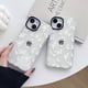 thumbnail image 2 of Funda de teléfono transparente con diseño de mariposa blanca para iPhone 13 de 6,1 pulgadas, con parachoques incorporado, a prueba de golpes, para iPhone 13 de 6,1 pulgadas, 2 of 6