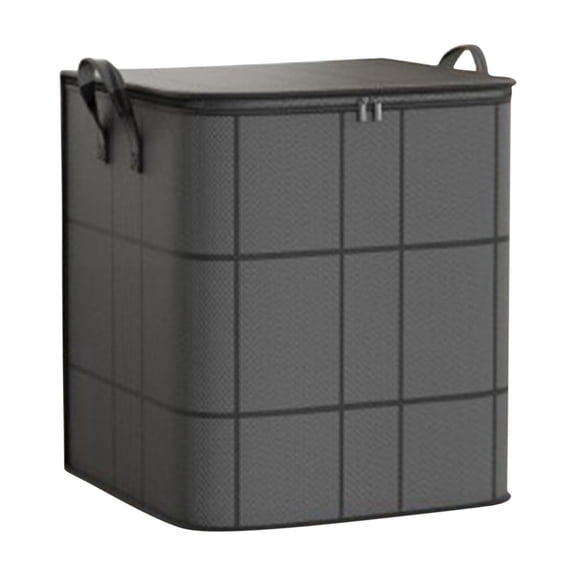 Oggfader Large Storage Bags 150L with Zipper and Handles, Foldable Non-Woven Closet Organizer for Clothes Blankets Comforters Seasonal