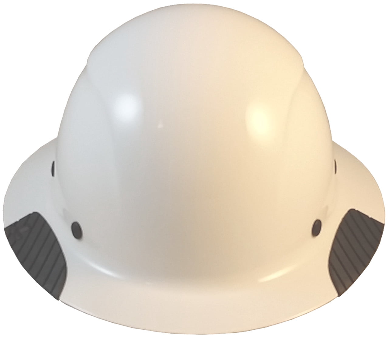 DAX Fiberglass Composite Hard Hat with Tote- Full Brim White