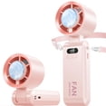 thumbnail image 1 of Ventilador de Mano Kimguard Turbo 5500mAh 20h Enfriamiento Rosa, 1 of 8