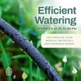 thumbnail image 3 of Garden Soaker Hose 50 Ft 5/8" Diameter Tubing Irrigation Soaker Hoses for Garden Beds, Water Drip Hose, Sprinkler System, Tree Soaker Hose Watering Garden Hose Includes Male & Female Coupling 2 Pack, 3 of 7