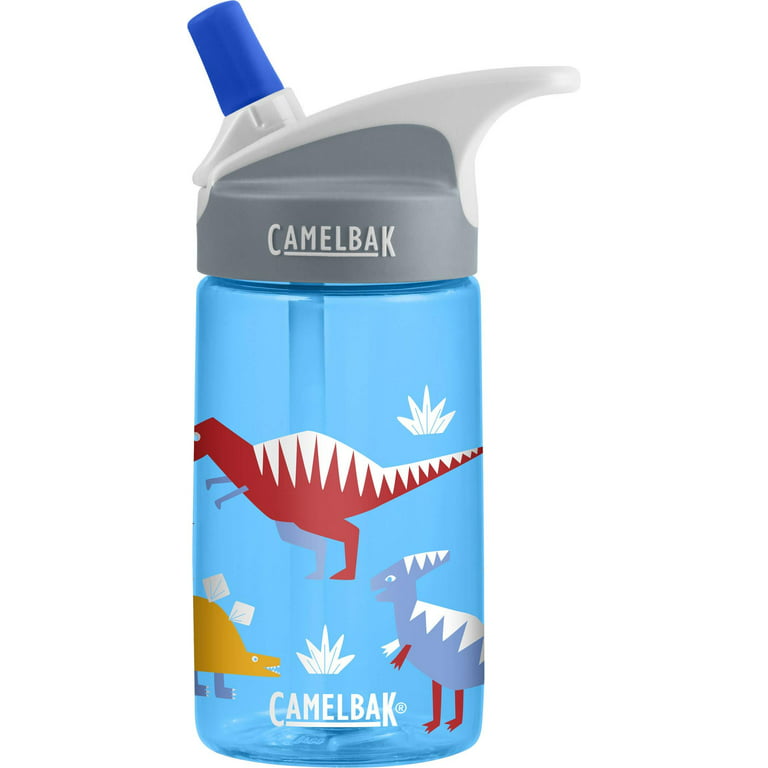 CamelBak Eddy+ 14 oz Kids Water Bottle with Tritan Renew - Straw Top, Leak-Proof When Closed, Airplane Bandits