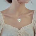thumbnail image 3 of Rinsvye Daddy' Angelss Dad And Womens Jewelry Daughter Angelss Wingsss Heart Mountain Necklace Drop Necklace Angelss Wing Pendant Jewelry Necklace For Dad Daughter Heart Memorial Keepsake Wo, 3 of 7