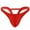 Red, variant on Men's Sretch T-Back Micro Thong Briefs Underwear