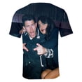 thumbnail image 2 of Nick Jonas Tshirt Hip Hop O-neck Unique Casual Short Sleeve 3D Cosplay Tops Tees, 2 of 3
