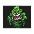 thumbnail image 4 of Slimer Ghostbusters Throw Blanket Soft Cozy Fuzzy Flannel Blanket Decor Bed Blanket Gift 50x40in For Adult/Teen/Kids, 4 of 7
