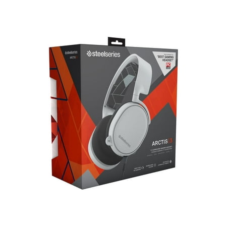 SteelSeries - Arctis 3 Wired Stereo Gaming Headset for PC, PS5, PS4 , Xbox X|S, Xbox One, and Switch - White