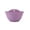 Purple, variant on chaungfeng Semi-circular Wall-mounted Plastic Flower Pot, Garden Living Wall Mounted Window Hanging Basket Fence Planters Indoor Outdoor for Plants Flowers with Drainage Decor White