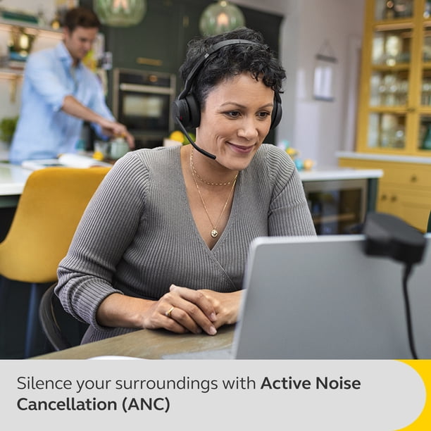Jabra Evolve2 55 Stereo UC Wireless Headset with Active Noise