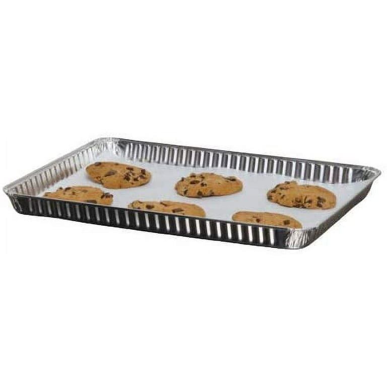Stock Your Home Aluminum Pans Cookie Sheet Baking Pans (15 Pack) Disposable  Aluminum Foil Trays - Reusable and Durable Nonstick Baking Sheets – Disposable  Cookie Sheet Foil Pans - 16 Inch x 11 Inch - Yahoo Shopping