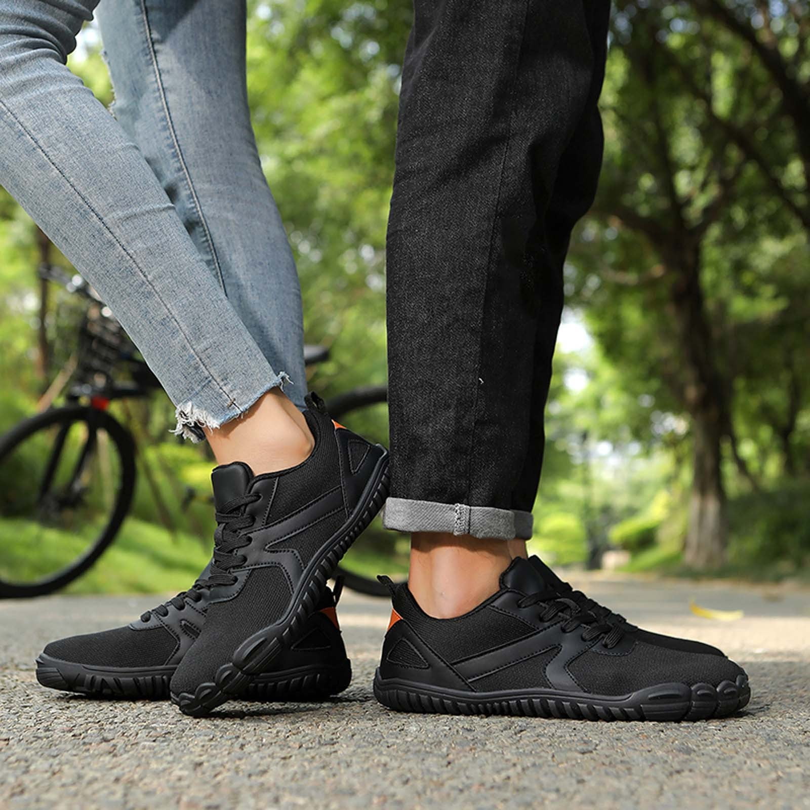 Women's Barefoot Shoes Slip-On Sneakers Wide Toe Box Minimalist Shoes for Walking Hiking Trail Running