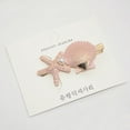 thumbnail image 2 of Fashion Cute Shell Pearl Starfish Side Fringe Bang Hair Clip Hairpin Accessories, 2 of 14
