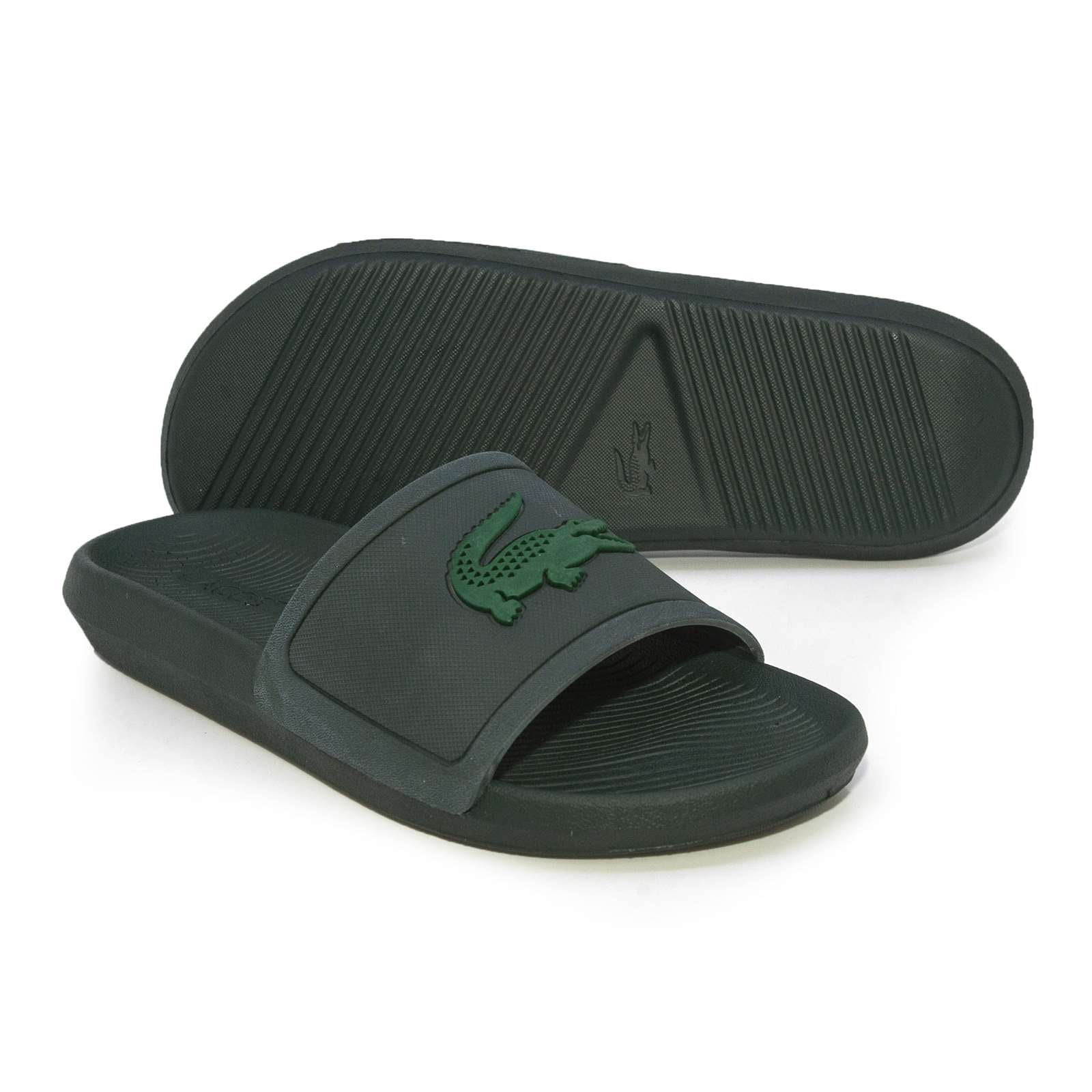 Lacoste Croco Slide Sandals