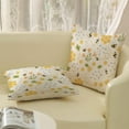 thumbnail image 4 of Summer Bee Pillow Covers 18x18 Inch Set of 2, Yellow Honey Bee Decorations Throw Pillows Spring Outdoor Pillowcase Linen Bee Kind Floral Decor Farmhouse Summer Cushion Case for Couch Home Sofa, 4 of 6