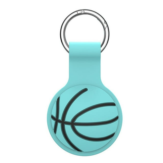 Tracker Keyring Silicone Locator Protector Portable Tracker Case Replacement for Airtags Blue