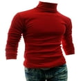 thumbnail image 1 of OUSITAID Hiver Chaud Coton Pull Col Haut Tops Col Roulé, 1 of 4