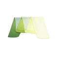 thumbnail image 4 of INSPIRAR CHIC Mujeres Bufandas Largas Plisadas, Cinta de Color Sólido con Gradiente Contraste, Bufandas para el Cuello y el Cabello, Gradiente Amarillo Verde 49.2"x4.3"(LxA), 4 of 5