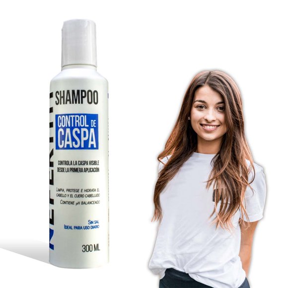 Shampoo Nefertiti Control De Caspa Sin Sal 300 ml