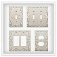 thumbnail image 4 of Franklin Brass Classic Lace (1-Pack) Decorative Light Switch Cover Brushed Nickel 1-Gang Decorator/Rocker Wall Plate Electrical Outlet Guard W35072-SN-C, 4 of 8