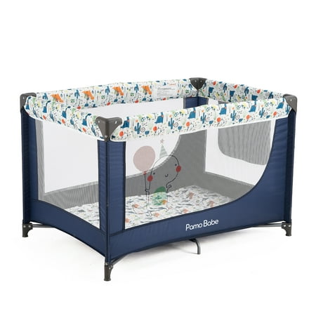 Condition photo showing Good Condition for pamo babe unisex portable basic playard and playpen with mattress and carry bag(blue)