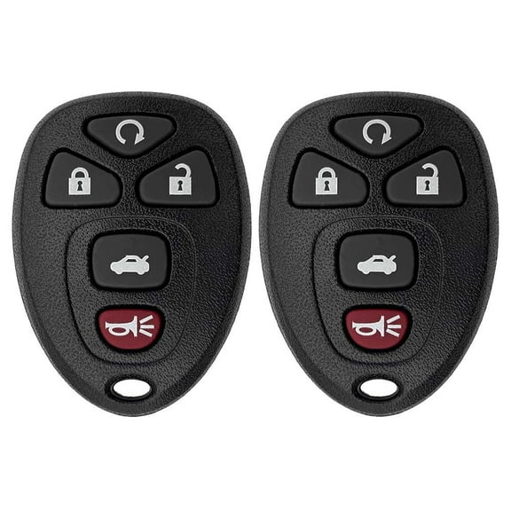 AKS KEYS New Replacement Remote Fob for Buick Cadillac Chevrolet 2006 - 2016 OUC60221 (2 Pack)