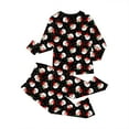 thumbnail image 4 of Little Baby Christmas Outfit Boys Kids Pajamas Cotton Long Sleeve Matching Holiday Set Girls Kids Xmas Jammies Size 6-7T, 4 of 5