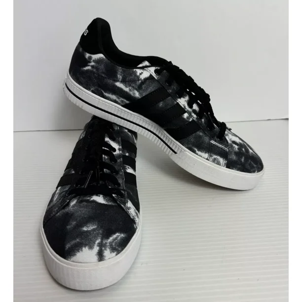 Men Ad-id-as Daily 3.0 Skateboard Lifestyle Canvas Shoes Sneaker Black/Grey GY2251