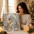 thumbnail image 4 of DIY Pearl Art Kit, Christmas Diamond Painting by Numbers, Holiday Bead Craft Set, Religious Nativity Scene Mosaic Decoration, Winter Seasonal Home Decor Gift, 4 of 5