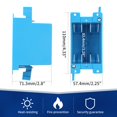 thumbnail image 2 of Caja de enchufe eléctrica XIUTE de 1 elemento de PVC Old Work Blue (paquete de 12), 2 of 6