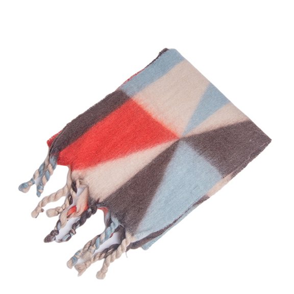 Aoochasliy Winter Scarfs Christmas Clothes Women Autumn Trendy Pashmina Shawl Wrap Cape Geometry Tassel Knitting Cardigan Scarf