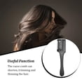 thumbnail image 4 of Peigne de Coiffure avec Poignée Double Usage Double Face Multi-Usage Amincissant Cheveux Hommes Accessoires de Rasage Tondeuse Noire, 4 of 7