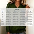 thumbnail image 4 of DYTTDG Women's V-Neck Sweater | Long Sleeve Loose Fit Solid Color Knit Pullover Top, Ribbed Cuffs and Hem Casual Jumper for Daily Outfits, 4 of 8