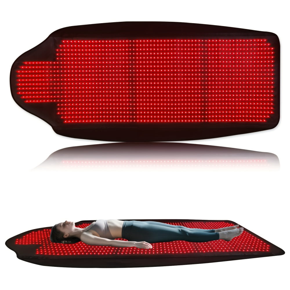 iKeener FDA-Cleared Red Light Therapy Mat - 71x33.3 Inches, 1370 LEDs, Dual-Pulse Technology for Full-Body Wellness and Skin Care