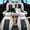 Gray & Black, variant on 2022 for FORD MUSTANG MACH-E Car Seat Cover, Waterproof Leather 5 Piece Full Set Wear Resistance Beautify Interior, Black Car Seat Covers, The GT model is not suitable, Protect Car Seats