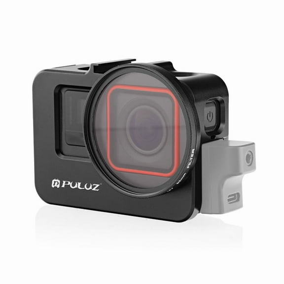 For Insta360 Ace Pro / Ace PULUZ Metal Cage Adapter Frame with 52mm UV Filter & Adapter Ring