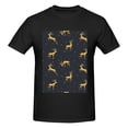 thumbnail image 4 of Bingfone Christmas Deers Men'S Loose Fit Short-Sleeve Pocket T-Shirt, 4 of 7