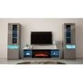 thumbnail image 3 of Boston 01 Electric Fireplace Modern Wall Unit Entertainment Center, 3 of 7