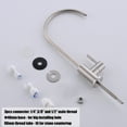thumbnail image 5 of Havin Stainless Steel Lead Free Water Faucet,Reverse Osmosis Faucet, Drinking Water Faucet, Purifier Faucet,Water Filtration System Faucet, Beverage Faucet,1/4 Inch Tubing,Brushed Polishing, 5 of 7