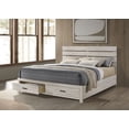 thumbnail image 2 of Brantford Wood Eastern King Storage Panel Bed Coastal White, 2 of 10
