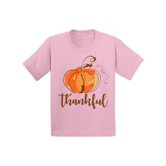 Awkward Styles Toddler Thanksgiving Shirt Thankful T-shirt