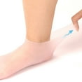 thumbnail image 4 of Moisturizing Exfoliating Silicone Gel Foot Socks for Women Spa Pedicure Soft Beach Protective Heel Care, 4 of 7