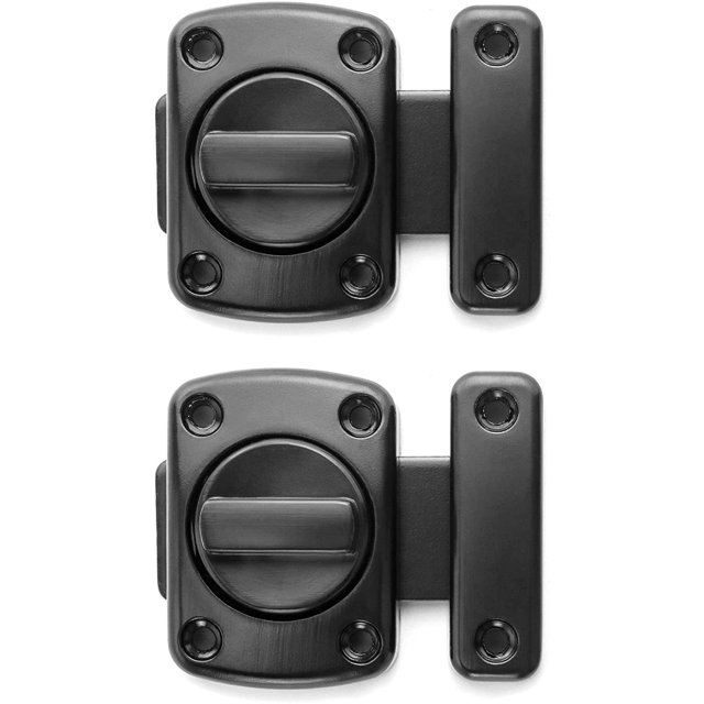 Juego de 2 pestillos giratorios para puerta pestillos de seguridad negros esquí esquí Gafas de esquí