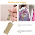 thumbnail image 2 of Shisuyan Buckle Design Glasses Case Beige 1 Set 6.5X2.9X0.4In, 2 of 8