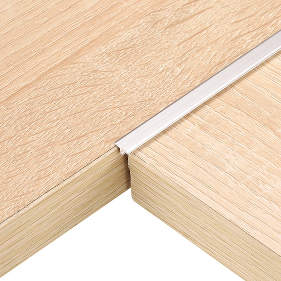 6 Pack 2.9ft x 0.31" T Molding Floor Transition Strips, Aluminium Alloy Vinyl Flooring Gap Trim for Joining Laminate Planks Tiles Floor Gaps, Silver